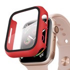 Microsonic Apple Watch Series 4 44mm Kılıf Matte Premium Slim WatchBand Kırmızı