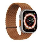 Microsonic Apple Watch SE 40mm Kordon Large Size 160mm Knitted Fabric Single Loop Kahverengi