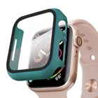 Microsonic Apple Watch Series 9 41mm Kılıf Matte Premium Slim WatchBand Koyu Yeşil