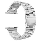 Microsonic Apple Watch SE 2022 40mm Metal Stainless Steel Kordon Gümüş
