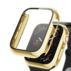 Microsonic Apple Watch Series 6 44mm Kılıf Matte Premium Slim WatchBand Gold