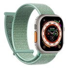 Microsonic Apple Watch Series 6 44mm Hasırlı Kordon Woven Yeşil