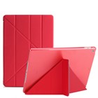 Microsonic Apple iPad 10 2 8 Nesil A2270-A2428-A2429-A2430 Folding Origami Design Kılıf Kırmızı