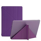 Microsonic Apple iPad 10 2 8 Nesil A2270-A2428-A2429-A2430 Folding Origami Design Kılıf Mor