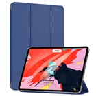 Microsonic Apple iPad Pro 12 9 2021 5 Nesil Kılıf A2378-A2461-A2379-A2462 Slim Translucent Back Smart Cover Lacivert