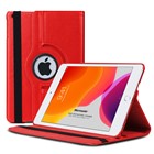 Microsonic Apple iPad 10 2 9 Nesil A2602-A2604-A2603-A2605 Kılıf 360 Rotating Stand Deri Kırmızı