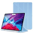 Microsonic Apple iPad Pro 12 9 2022 6 Nesil Kılıf A2436-A2764-A2437-A2766 Origami Pencil Mavi