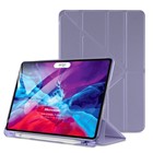 Microsonic Apple iPad Pro 12 9 2021 5 Nesil Kılıf A2378-A2461-A2379-A2462 Origami Pencil Lila