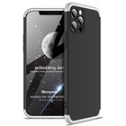 Microsonic Apple iPhone 12 Pro Kılıf Double Dip 360 Protective Siyah Gri