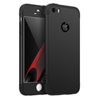 Microsonic Apple iPhone 5 5S Kılıf Double Dip 360 Protective Siyah