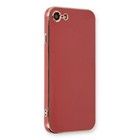 Microsonic Apple iPhone 8 Kılıf Olive Plated Kırmızı