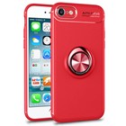 Microsonic Apple iPhone 7 Kılıf Kickstand Ring Holder Kırmızı