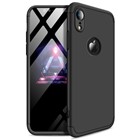 Microsonic Apple iPhone XR 6 1 Kılıf Double Dip 360 Protective Siyah