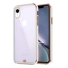 Microsonic Apple iPhone XR Kılıf Laser Plated Soft Beyaz
