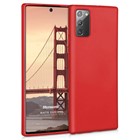 Microsonic Matte Silicone Samsung Galaxy Note 20 Kılıf Kırmızı
