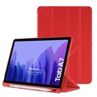 Microsonic Samsung Galaxy Tab A7 10 4 T500 Kılıf Origami Pencil Kırmızı