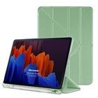 Microsonic Samsung Galaxy Tab S9 Plus X810 Kılıf Origami Pencil Açık Yeşil