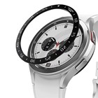 Microsonic Samsung Galaxy Watch 4 Classic 46MM Spor Koruyucu Metal Çerçeve Bezel Siyah