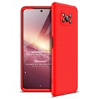 Microsonic Xiaomi Poco X3 Pro Kılıf Double Dip 360 Protective Kırmızı