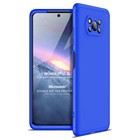 Microsonic Xiaomi Poco X3 NFC Kılıf Double Dip 360 Protective Mavi