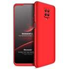 Microsonic Xiaomi Redmi Note 9 Pro Max Kılıf Double Dip 360 Protective Kırmızı