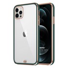 Microsonic Apple iPhone 12 Pro Kılıf Laser Plated Soft Koyu Yeşil