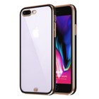 Microsonic Apple iPhone 8 Plus Kılıf Laser Plated Soft Siyah
