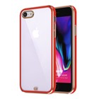 Microsonic Apple iPhone 8 Kılıf Laser Plated Soft Kırmızı