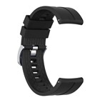 Microsonic Huawei Watch GT2 42mm Kordon Silicone RapidBands Siyah