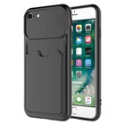 Microsonic Apple iPhone SE 2022 Kılıf Inside Card Slot Siyah