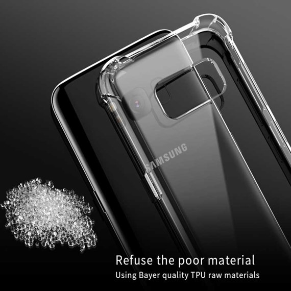 Microsonic Shock-Absorbing Kılıf Samsung Galaxy S8 Plus Şeffaf 3