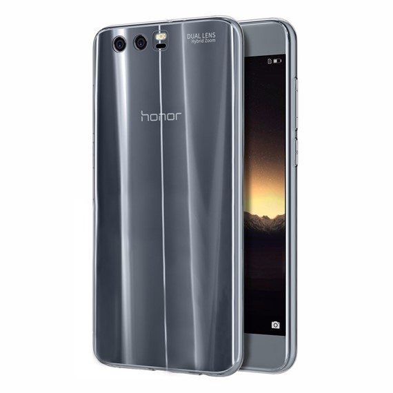 Microsonic Huawei Honor 9 Kılıf Transparent Soft Beyaz 1