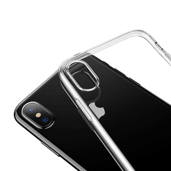 Microsonic Apple iPhone XS 5 8 Kılıf Transparent Soft Beyaz 3