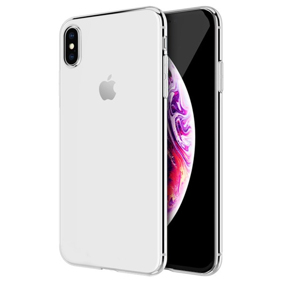 Microsonic Apple iPhone XS Max 6 5 Kılıf Transparent Soft Beyaz 1