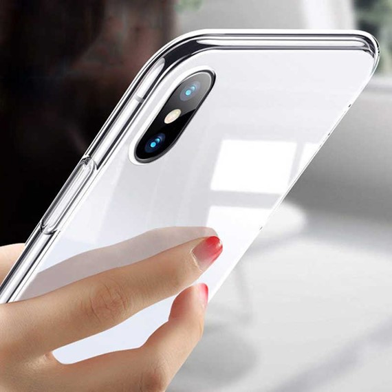 Microsonic Apple iPhone XS Max 6 5 Kılıf Transparent Soft Beyaz 5