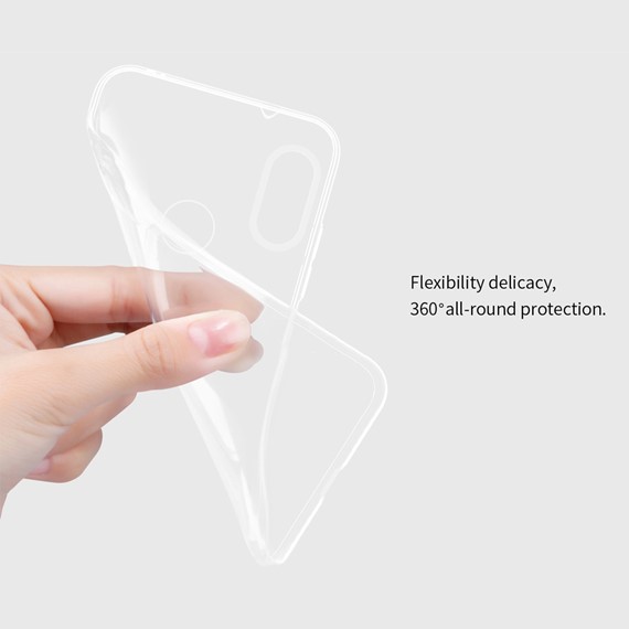 Microsonic Xiaomi Mi A2 Lite Kılıf Transparent Soft Beyaz 3