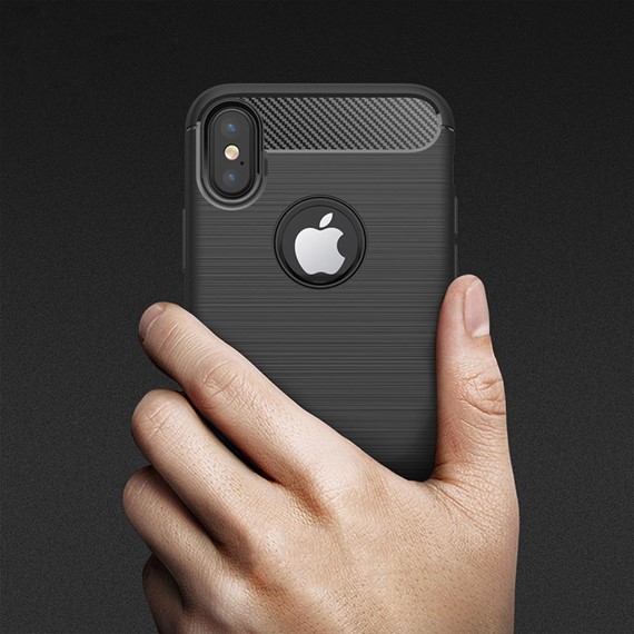 Microsonic Apple iPhone XS 5 8 Kılıf Room Silikon Siyah 5