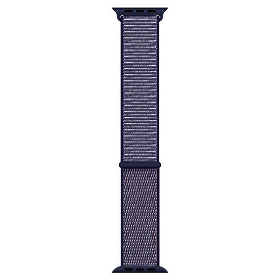 Microsonic Apple Watch Series 3 38mm Hasırlı Kordon Woven Midnight Blue 1