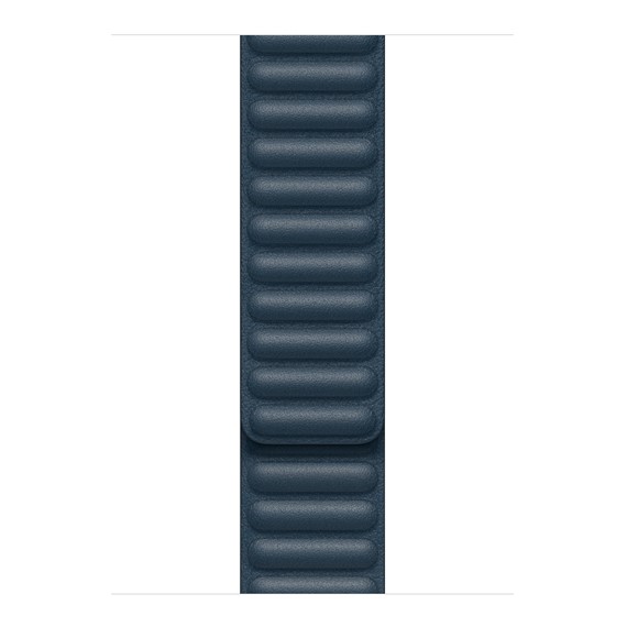 Microsonic Apple Watch Series 8 45mm Kordon Leather Link Band Lacivert 1