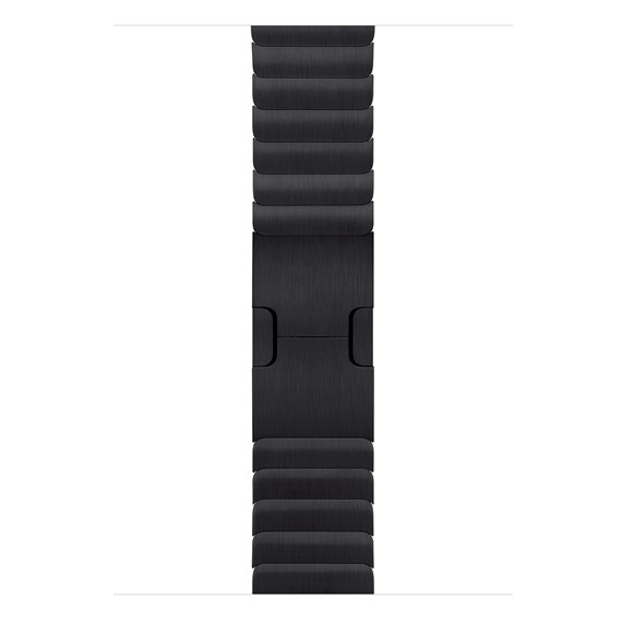 Microsonic Apple Watch Series 6 44mm Kordon Link Bracelet Band Siyah 1