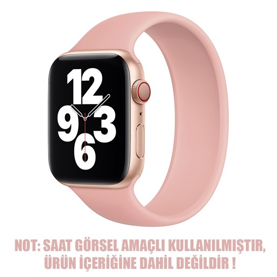 Microsonic Apple Watch Series 8 45mm Kordon Large Size 170mm New Solo Loop Rose Gold 2