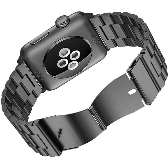 Microsonic Apple Watch SE 2022 40mm Metal Stainless Steel Kordon Gümüş 5