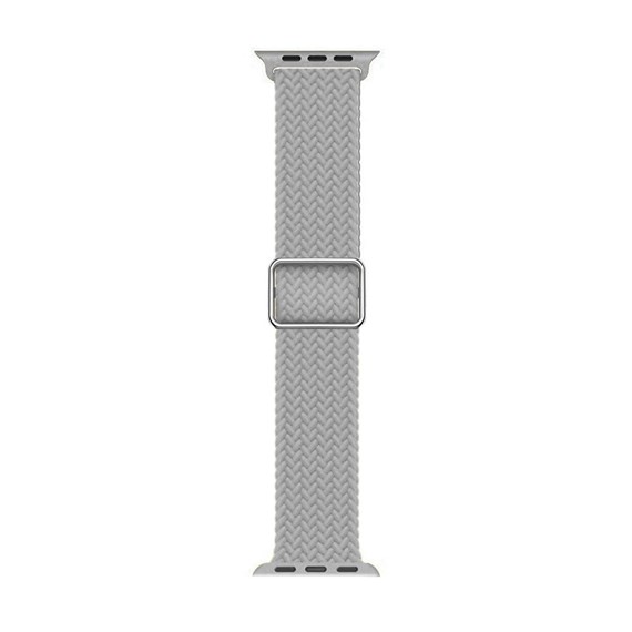 Microsonic Apple Watch Series 8 41mm Kordon Knitted Fabric Loop Gri 1