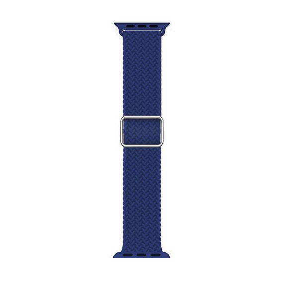 Microsonic Apple Watch Series 6 44mm Kordon Knitted Fabric Loop Lacivert 1