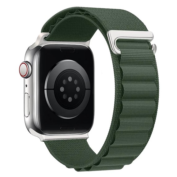 Microsonic Apple Watch Series 9 45mm Kordon Alps Spin Yeşil 1