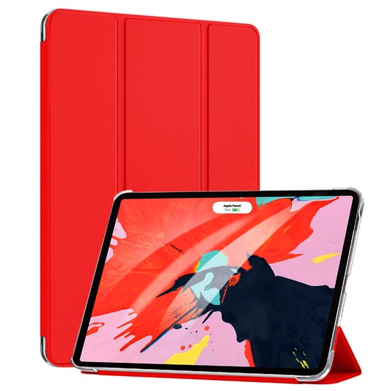 Microsonic Apple iPad Pro 11 2022 4 Nesil Kılıf A2759-A2435-A2761-A2762 Smart Case ve Arka Kapak Kırmızı 1
