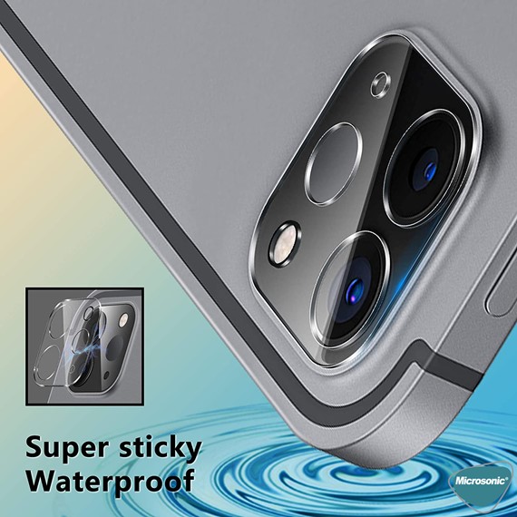 Microsonic Apple iPad Pro 12 9 2021 5 Nesil A2378-A2461-A2379-A2462 Kamera Lens Koruma Camı 2