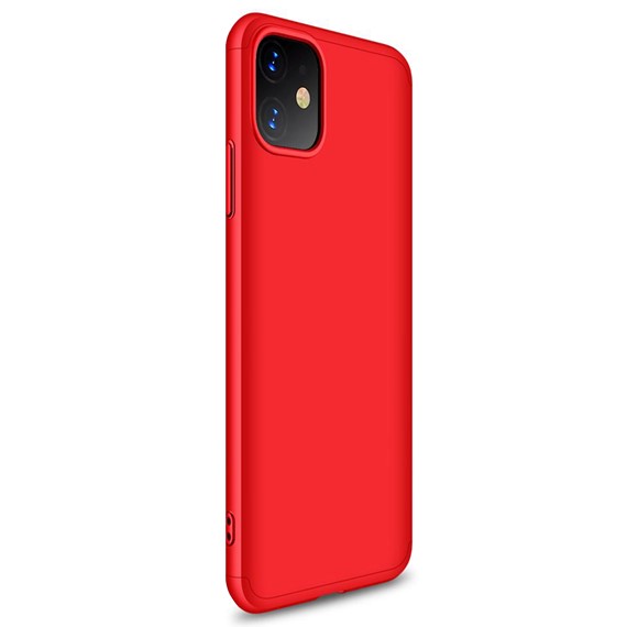 Microsonic Apple iPhone 11 6 1 Kılıf Double Dip 360 Protective Kırmızı 2