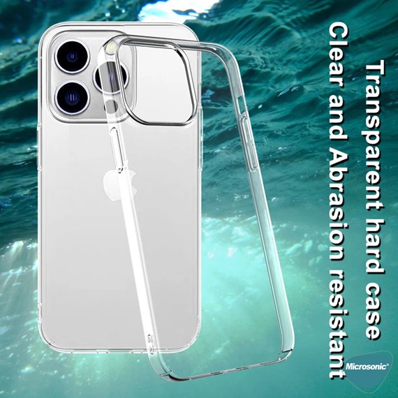 Microsonic Apple iPhone 12 Pro Kılıf Non Yellowing Crystal Clear Sararma Önleyici Kristal Şeffaf 5