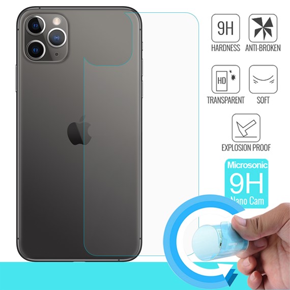 Microsonic Apple iPhone 11 Pro 5 8 Arka Nano Cam Ekran Koruyucu 1